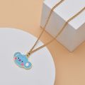 ShopSphere XiaoboACC BTS Bt21 Cute Cartoon Character Gold Chain Necklace. 