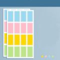 10pcs Waterproof Stationery Supplies Handwritten Tab Stickers Paste Index Classification Sticker Cute Candy Color Mark Label Colorful Self-adhesive Sticker. 