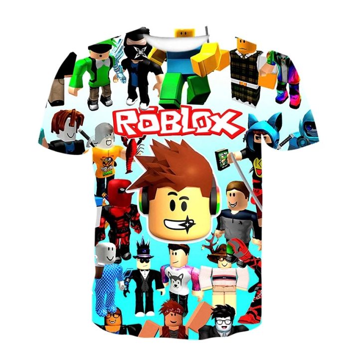 2023%20Robloxing%20kid%20T-shirt%20Boys%20Game%20Sports%20T-shirt%20Child%20Cartoon%20Short%20sleeve%20top%203D%20Printing%20Casual%20Street%20Harajuku%20Clothes%20-%20Image%204