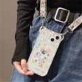 HOCE Cute Flower Bear Ear Crossbody Phone Cases For iPhone 17 16 15 13 12 11 14 Pro XS Max X 7 8 14 15 16 Plus 17 Air Case Lanyard Strap Shockproof Soft Cover. 