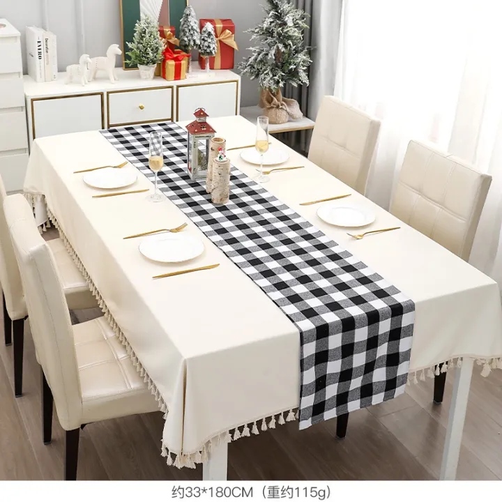 Yarn-Dyed%20Polyester%20Cotton%20Holiday%20Red%20Black%20Plaid%20Table%20Runner%20Tablecloth%20Home%20Decoration%20Christmas%20-%20Image%208