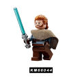 Single Sale Star War Figures Building Blocks Luke Skywalker Mandalorian Yoda Clone Trooper Minifigures Children Toys KM66037-66044. 