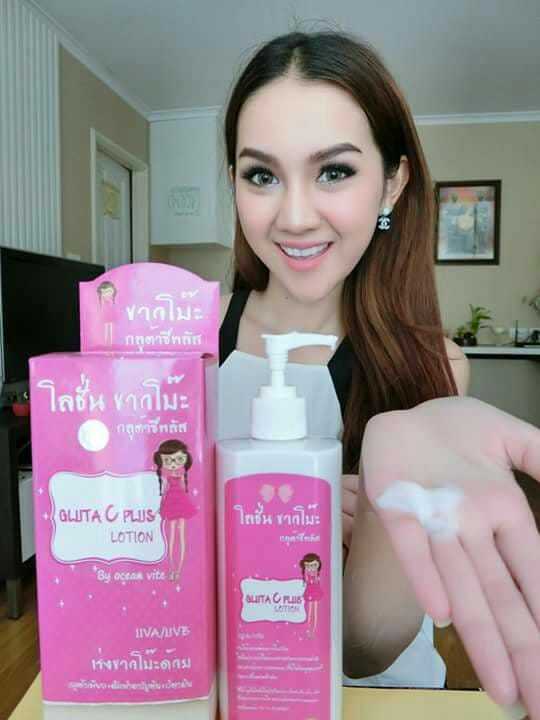GLUTA C PLUS Whitte*ening Lotion gcpl Thailand with Healthy Lotion 500ML