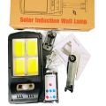 Solar induction wall lamp solar light led with solar panel and Remote Control. 