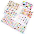 36 Pairs/set Random Mixed Styles Fashion Plastic Stud Earrings for Girl Women Jewelry Gift. 