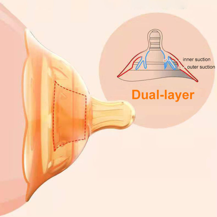 【Hot selling items 】Silicone Nipple Shield for Breastfeeding, Feeding Nipple Protector Cover For Latch Difficulties / Flat Inverted Nipples