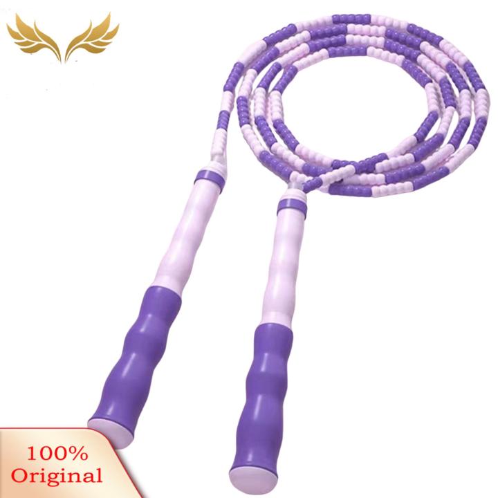 SuperRide Beaded Skipping Rope Flexibility Workout Tangle-Free Skip Rope