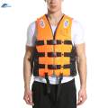 Swimming Vest Survival Suit High Buoyancy 360° Reflective for Boating XL Orange. 
