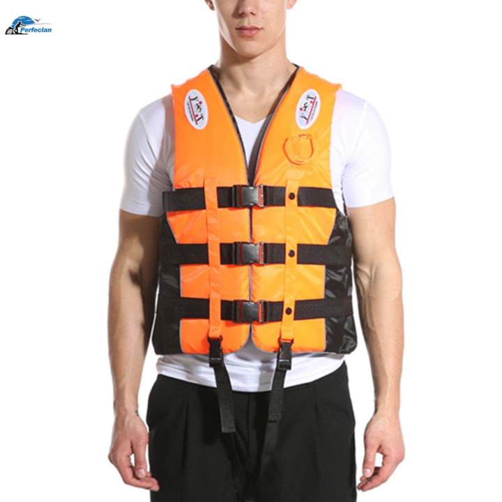 Swimming%20Vest%20Survival%20Suit%20High%20Buoyancy%20360%C2%B0%20Reflective%20for%20Boating%20XL%20Orange%20-%20Image%203