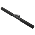 1 PCS DIY Home Gym LAT Pull Down Bar Attachment Black Metal+Rubber for Cable Machine, Pull Bar with Rubber Grip for Cable Pulley System. 