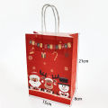 Paper Biscuit Christmas Supplies Bag Santa Claus Christmas Gift Bags Party Supplies Candy Bag. 