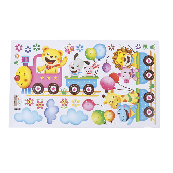 Animals%20DIY%20Train%20Wall%20Sticker%20for%20Kids%20Baby%20Room%20Nursery%20Home%20Decor%20Mural%20Art%20SEVICH%20-%20Image%205