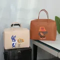 【ALLGOOD】O—S STORE Cartoon Printed Felt Travel Bag Large Capacity Portable Luggage Lunch Handbag Portable Tote Bag Student. 