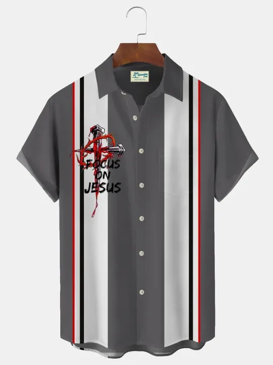 Foreign%20Trade%20Men's%20Lapel3dStriped%20Printed%20Shirt%20Men's%20Shirt%20AmazonebayForeign%20Trade%20Cross-Border%20Shirt%20-%20Image%205