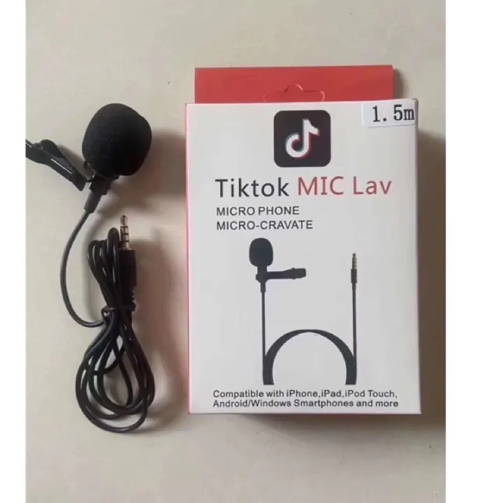 Mic%203.5mm%20Jack%20Tie%20Clip%20PC%20Laptop%20Recording%20Clip-on%20Lavalier%20External%20Microphone%20%20-%20%20coller%20mic%20-%20tic%20tok%20mic%20-%202M%20Lenth%20-%20Image%204