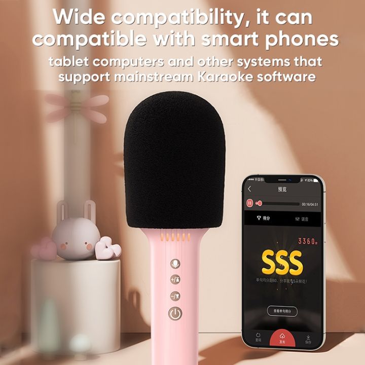 JOYROOM%20JR-MC5%20Handheld%20Microphone%20with%20Speaker%20Wireless%20Microphone%20Audio%20With%204%20Sound%20Modes%20and%208%20Hours%20Singing%20-%20Image%205