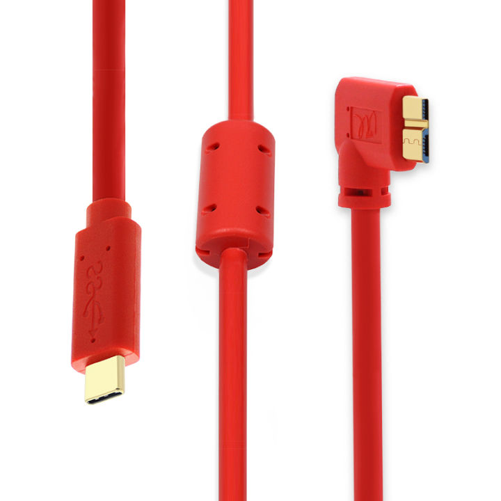 USB-C to 3.0 Micro-B Cable USB 3.1 Data cable elbow Type-c cable 1.5m-10m for Canon 5d4 1DX2 5DS 5DSR Nikon D5 D800 D810A/E D850