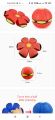 Elastic flat Deformation Ball kids outdoor Training Toys Magic  Vent Ball Funny Flat Throw Toy  Exploding Flying saucer Deforming Ball. 