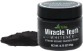 Miracle Teeth Whitener - Natural Whitening Coconut Charcoal Powder - Gentle On Teeth And Gums And Removes Stains Caused Smoking, Coffee, Soda, Red Wine And More! - As Seen On Tv. 