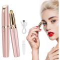 USB led light in build RECHARGEABLE flawless or flawlbss eye brows flet electric finishing touch brow remover hair trimmer eyebrows built in for added visibility. 