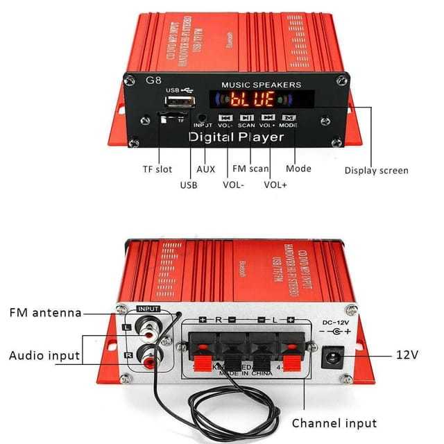 12V%20200W%202CH%20Mini%20Digital%20Bluetooth%20HIFI%20Audio%20Power%20Amplifier%20Car%20Audio%20Amplier%20Stereo%20Amplifiers%20FM%20Radio%20USB%20W/Remote%20-%20Image%203