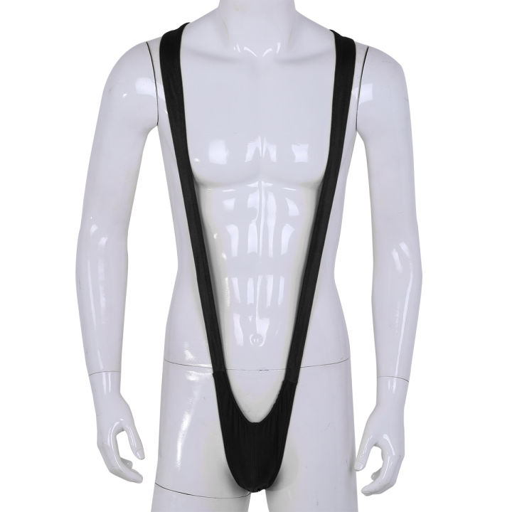 Mens%20One-Piece%20Mankini%20Swimwear%20Solid%20Color%20Stretch%20Bodysuit%20G-String%20Swimsuit%20Monokini%20Beach%20Pool%20Party%20Bathing%20Suit%20Beachwear%20-%20Image%202