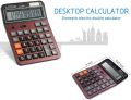 14 Digits Large Key Display Desktop Calculator Battery and Solar Support CT-8840. 