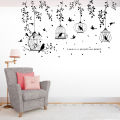 Beautiful Birds Cage Sticker Butterfly Bird sticker plants room wallpaper bedroom nursery window decor without Radium stars star wall stickers wall decoration flower butterfly wedding decoration birthday decoration kids room decoration Wall Stickers. 