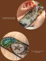 Panda Online 6PCS Helia's Daily Series PET Waterproof Bookmarks for Books Holder Share Book Markers Tab Decoration. 