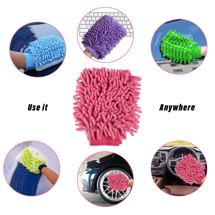 Microfiber%20Wash%20Mitt%20for%20Cars%201Pc%20Waterproof%20Car%20Wash%20Microfiber%20Chenille%20Double-faced%20Thick%20Gloves%20Cleaning%20Mitt%20for%20Auto%20Care%20Accessories%20Random%20Color%20-%20Image%203