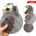 【240 12PCS 5 Inch 125mm Mesh Dust-free Anti-blocking Hook&Loop Sanding Discs Abrasive Sandpaper Car Decorate Paper. 