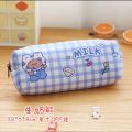 Pencil Case for Girls and Boys Sweet Cartoon Bear Printed Spacious Stationery Storage Bag. 