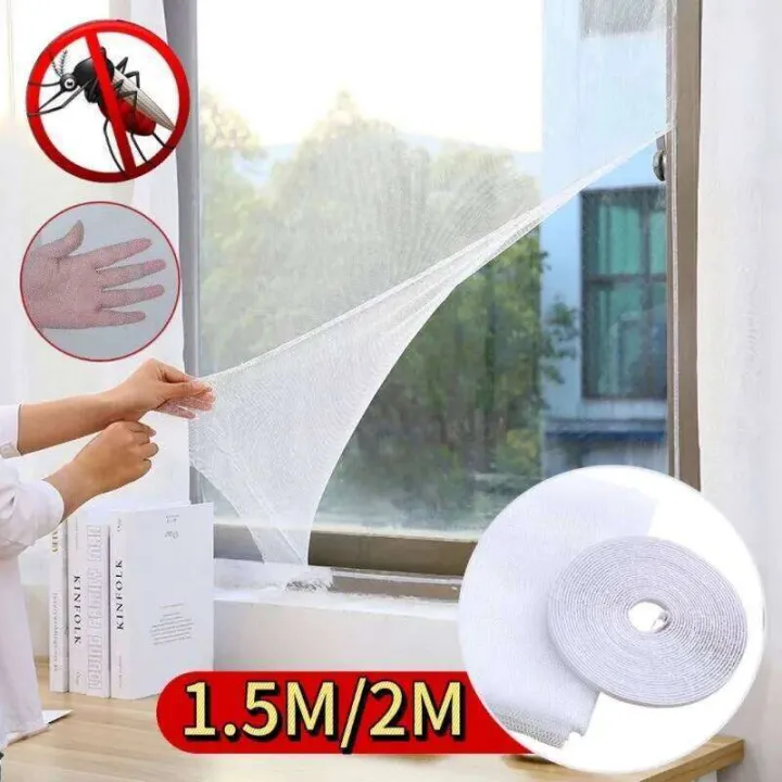 1PCS Anti DIY Self-Adhesive Fly Window Mesh Mosquito Insect Bug Net ...