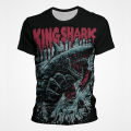 Shark Thon Graphic T Shirt for Men Deep Sea Animals 3D Fashion Printed T-shirt Summer Women Clothes Tee Kids Tops Customized. 