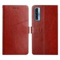 For TCL 20S Y Stitching Horizontal Flip Leather Phone Case. 