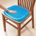 Egg Sitter Seat Cushion With Non-Slip Cover Breathable Honeycomb Design Absorbs Pressure Points, Blue. 