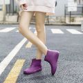 Japanese Rain Shoes Women Non-Slip Tendon Bottom New Stylish Rubber Shoes Work Rain Boots Women's Short Waterproof Boots. 