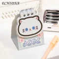 Mini Desk Calendar Compact Cartoon Desk Calendar Cute Kawaii Design for Daily Organization Portable Space-saving Planner. 