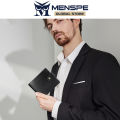 MENSPE RFID Block Short Wallet  Solid Color Retro Short Wallet Coin Bag Zipper Clutch Wallets Soft PU Wallet Multi-Card Position ID Credit Cards Holders Coin Bag Business Wallets. 
