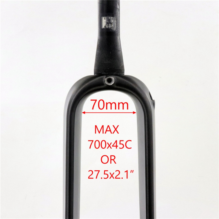 700C%20Road%20Bike%20Front%20Fork%20Full%20Carbon%20Fiber%20Tapered%20Shape%20Spinal%20Canal%20Cylindrical%20Disc%20Brake%20700Cx%2045mm%20Fixed%20Gear%20Fork%20-%20Image%202