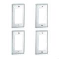 4 Pack Sturdy Galvanized Alloy Electrical Box for Rectangular Outlet Enclosures Junction Box Safety Protective D5BD. 
