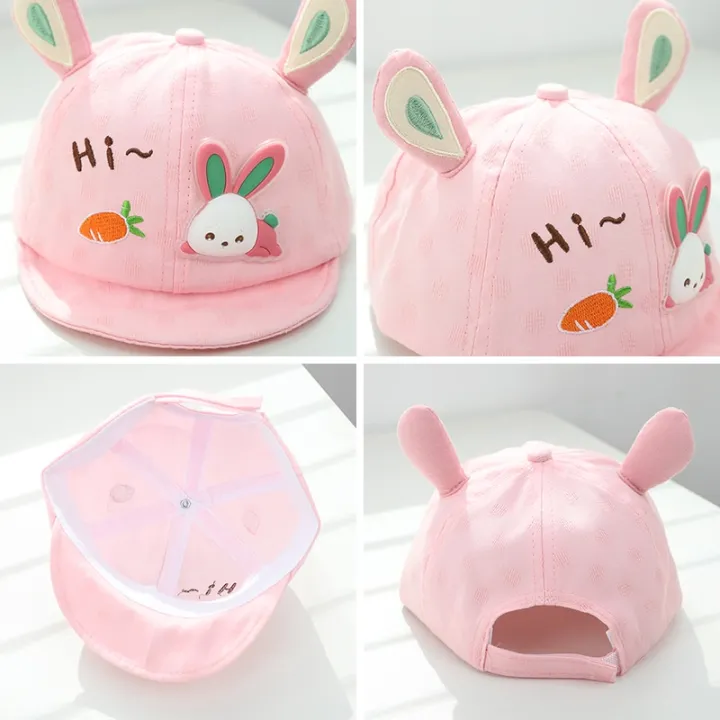 Cartoon%20Rabbit%20Baby%20Hat%20for%20Boy%20Girl%20Cute%20Embroidery%20Infant%20Baseball%20Cap%20with%20Ears%20Spring%20Summer%20Toddler%20Kids%20Sun%20Hats%20-%20Image%205