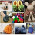 8pcs/set DIY Pom Pom Essential Knitting Tool Fluff Ball Weaver Pompom Maker Set Needle Craft. 