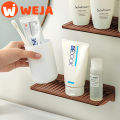 Non-punching layered storage rack for wall-hung mirror cabinets Kitchen bathroom drain finishing rack. 