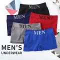 5PCS Wholesale One Size Men's Underwear Men's Mid Rise Plus Size Sports Seamless Comfortable Breathable Teen Boxer Briefs. 