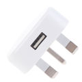 Speedy Fast 1 Port USB Charger 3 Pin UK Mains Wall Plug Adapter ORIGINAL. 