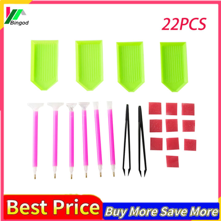 22Pcs/Set Handmade Diamond Painting Tool Set DIY Accessories Diamond ...