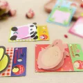 20Pcs/Set Cute Cartoon Animals Zoo Sticky Notes Creative Kawaii Tearable Memo Pad Message stickers Student Stationary School Office Supplies. 