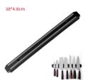 Magnetic Knife Holder- 38 Cm Wall Mount Magnetic Knife Holder Bar with Strong Magnetic Strip for Holding Knife, Scissor, Kitchen Tools, Garage Magnet (Black). 