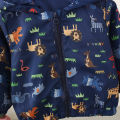 Spring And Autumn New Boys' Baby Long Sleeve Coat Animal Print Infant Hooded Coat Windproof Girl Children'S Clothing (3-24 Months). 